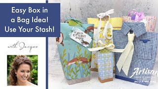 Easy Bag in a Box Idea! Use Your Stash!