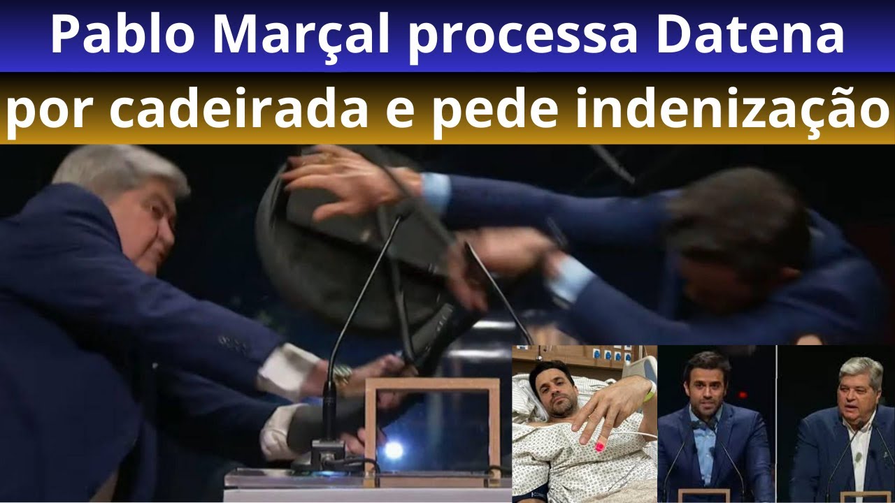 Pablo Marçal processa Datena por cadeirada e pede indenização / POP ...