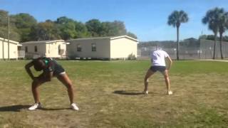 2014 PHU cheer tryouts Dance