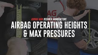 Airbag Operating Heights & Max Pressures by Airbag Man Suspension screenshot 4
