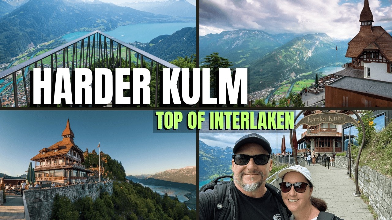 A Quick Tour of Harder Kulm  - Join us for views of Interlaken &  Harderbahn Ride - Switzerland!