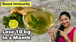 Mint Ginger Tea Lose 10 Kgs In A Month Weight Loss Drink Fat Cutter Drink Aarums Kitchen