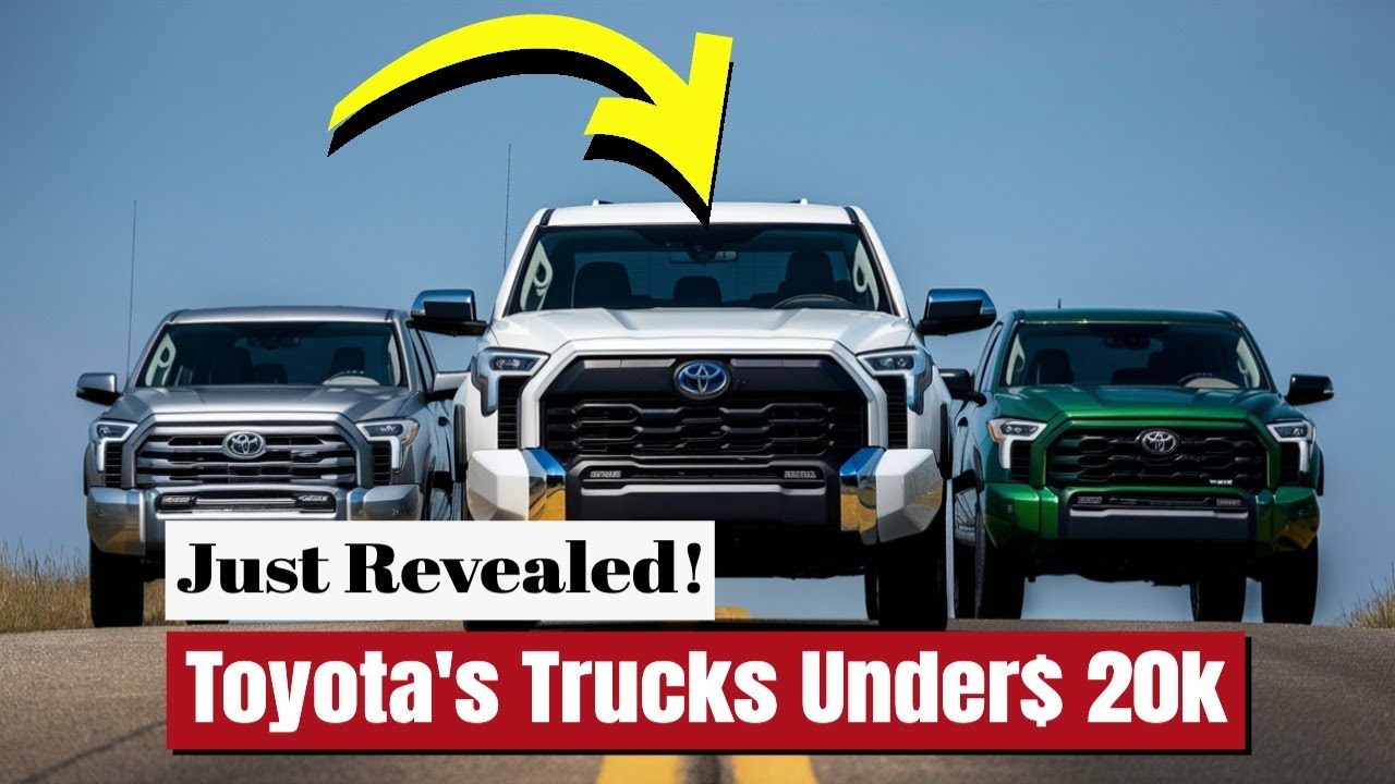 Toyota CEO Reveals 3 NEW Budget Pickup Trucks Rumored for 2026! - YouTube