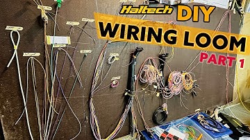 How difficult is it to DIY a wiring loom for your race car from scratch? Part 1