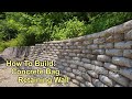 Concrete Bag Retaining Wall | How I Built | Steve Addis