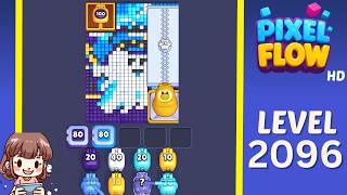 Pixel Flow Level 2096 Solution Walkthrough