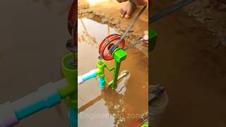 DIY Mini Rope Motor Water Pump | Electric Transformer Motor engineering zone#WaterPump #engineering