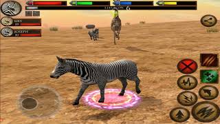 🦓Zebra Horse Survival Simulator 3D, Ultimate Savanna Simulator, By Gluten Free Games screenshot 2