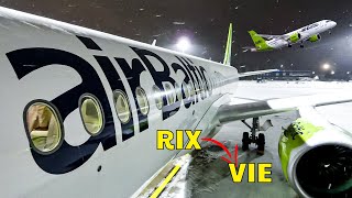Flying on airBaltic's Airbus A220 from Riga to Vienna (RIX-VIE) | TRIPREPORT