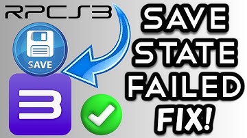 RPCS3 Save States | How to fix save state failed in RPCS3 Games