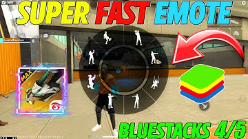BlueStacks 5/4 Ultra Fast Emote In Game | How To Do Fast Emote In Pc | How To Set Macro Emote in Pc