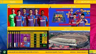 Dream League Soccer 2022 Mod DLS 22 Barcelona Gráficos Novos menu