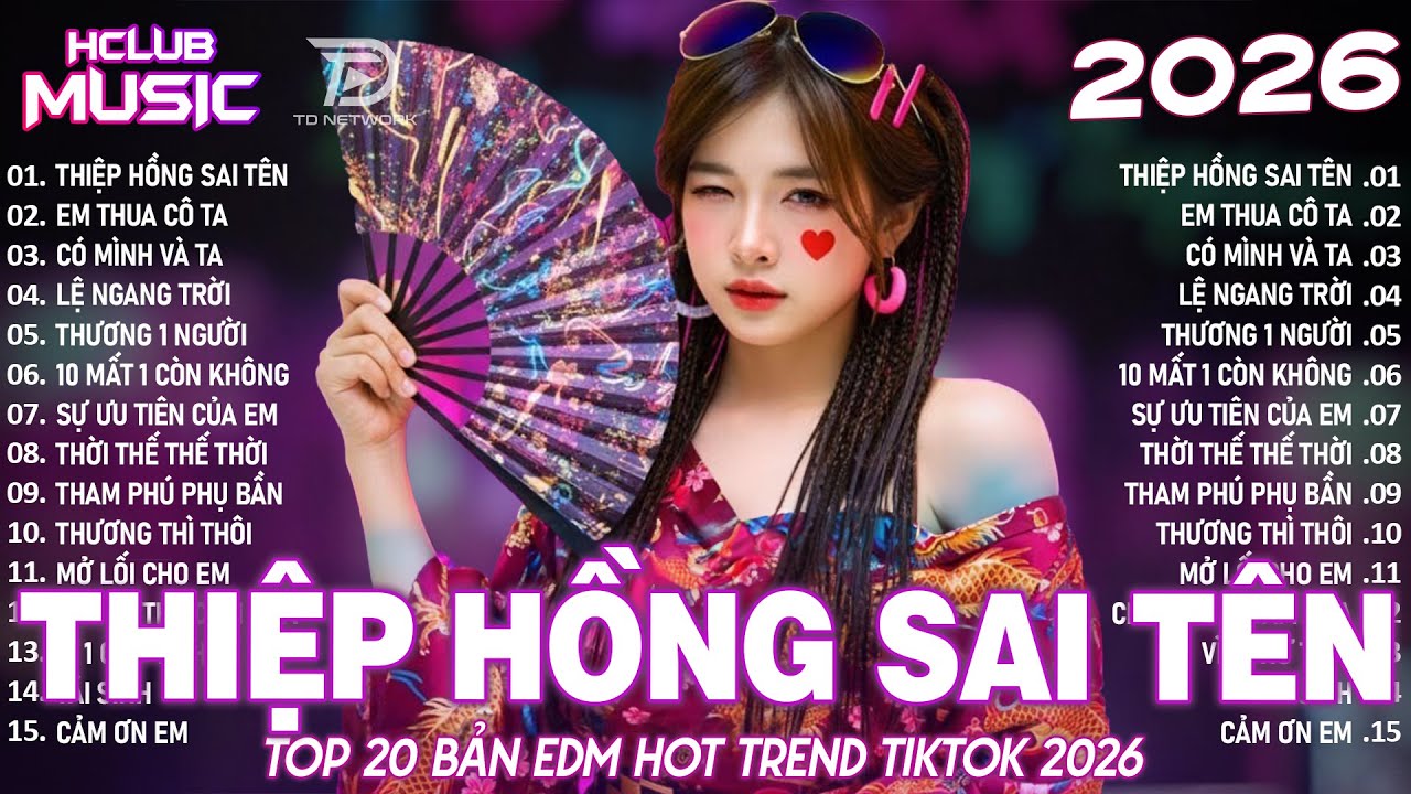 Thiệp Hồng Sai Tên Remix ♫ BXH Nhạc Trẻ Remix Hay Nhất 2025-Top 15 Bản EDM TikTok HotTrend TRIỆUVIEW