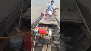 journey by boat river in Tessta boat viral shorts