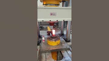 Pier Head Forging By Medium Frequency 200kw Induction Heating Machine