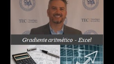 Gradiente Aritmético   Excel