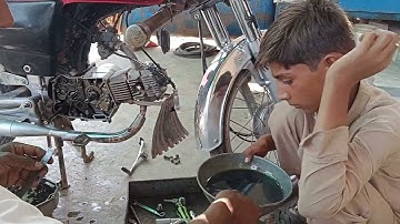 How to Change Gear Changer Spring  | 70cc Bike Engine