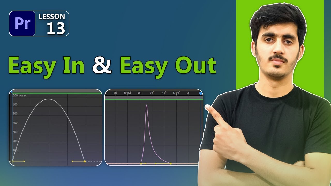 Easy In & Easy Out in Premiere Pro | Smooth Animations | Lesson 13