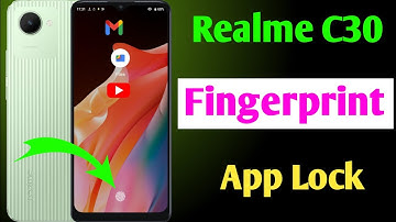 realme c30 fingerprint app lock setting / realme c30 me app me fingerprint lock kaise lagaye