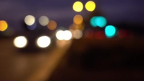 Traffic Bokeh Stock Video