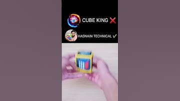 CUBE KING ❌ HASNAIN TECHNICAL ✔️ || #shorts #cube