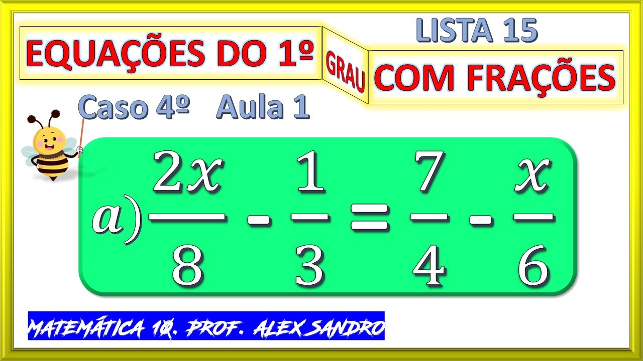 Listas: Simplificação de Fração - Reforço de Matemática