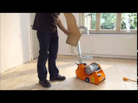 Come funziona una levigatrice per parquet? youtube Levigatura pavimenti in legno
