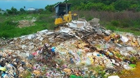 Amazing Good Actions!! Recycle Transfer Garbage Dump Clear and Delete Trash Pit By Skills Dozer D31P