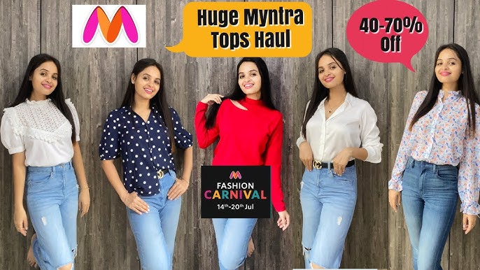 MYNTRA TOPS HAUL Rs.300-700