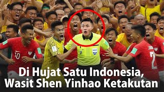 Ketakutan!! Netizen Indonesia Serang Wasit Shen Yinhao Pada Akun Media Sosialnya.