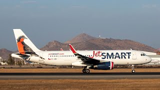 Airbus A320-232 " JetSMART Loica Livery " Taking Off At Santiago De Chile Airport