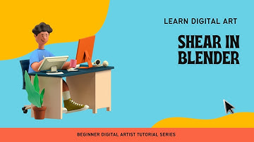֍ Blender 3D Animating Tutorial for Engineers in Hindi: Shear Tool in Blender֍