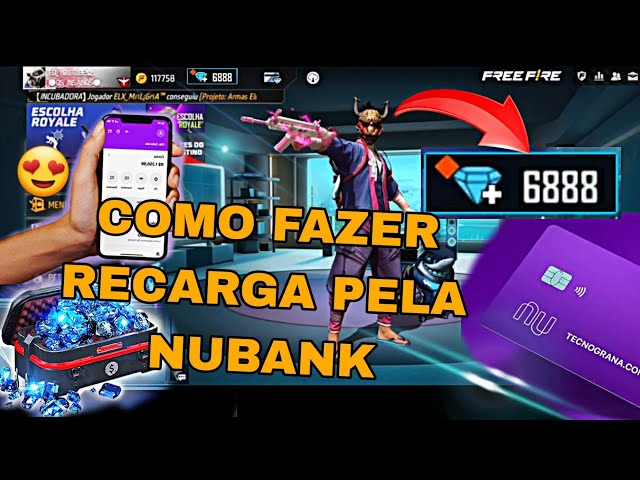 Como Recarregar Diamante no Free Fire pela Nubank (passo a passo) 