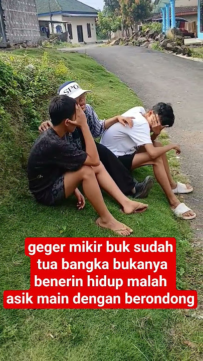 geger mikir buk sudah tua bangka bukanya benerin hidup malah asik main dengan berondong #shortvideo