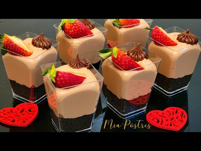 Nena Postres - VASITOS DE CHEESECAKE CON GANSITO🍫🍓🤤😋👌