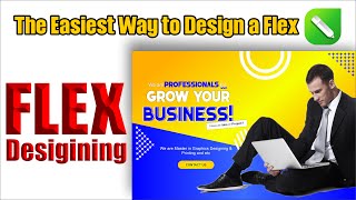 How To Make Flex Design in Corel Draw | Coreldraw Tutorial | Pana Flex design in coreldraw