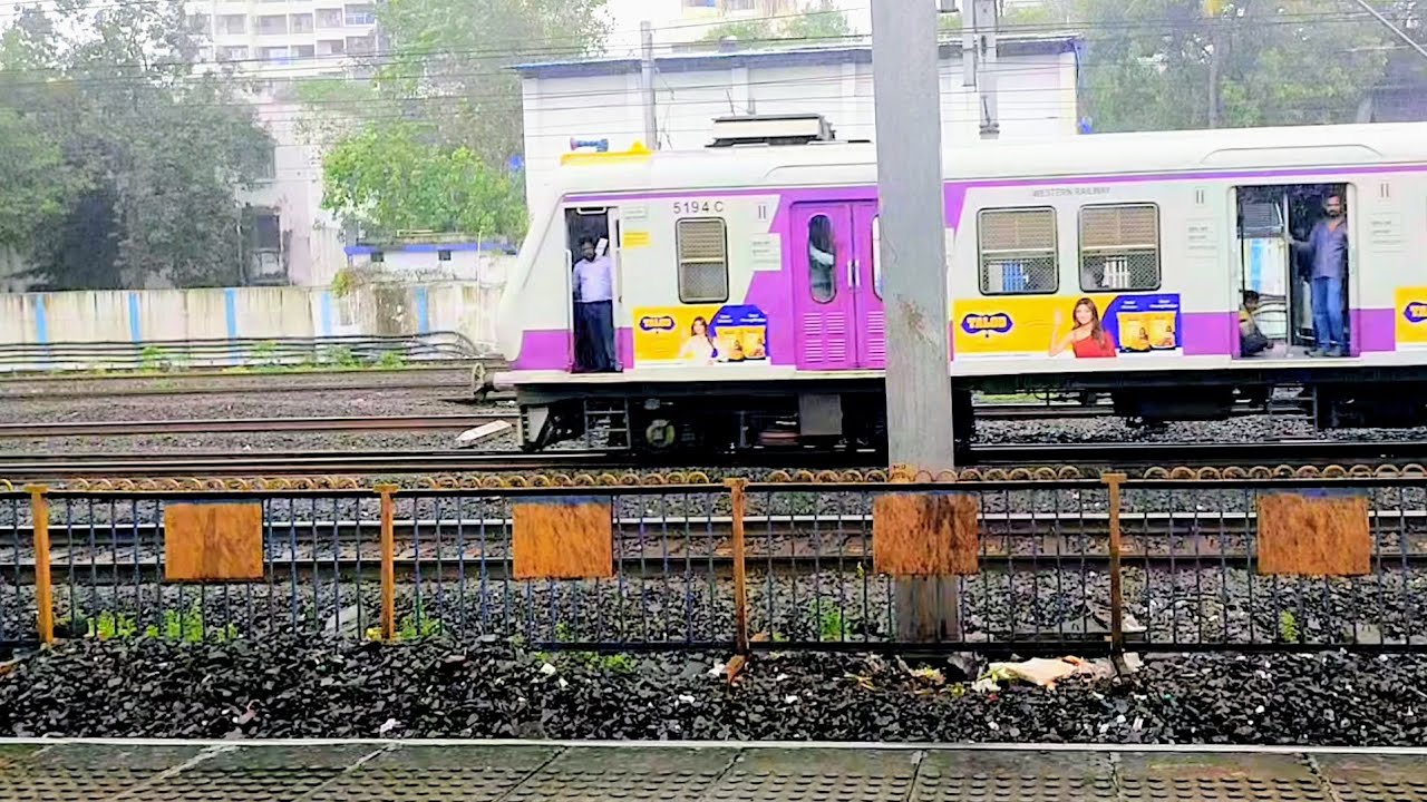 fast mumbai local train ll #fastlocal #mumbaikar #mumbailocaltrain ...