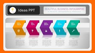 How to Create a 5 Steps Infographic in PowerPoint How to Create a 5 Steps Infographic in PowerPoint