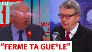 Gérard Larcher INSULTE Jean-Luc Mélenchon en direct 😲