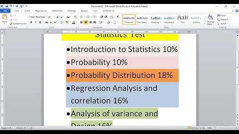 PPSC Statistics Test proportion of syllabus