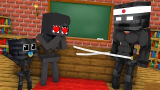 Monster School : EPIC WITHER SAMURAI CHALLENGE - Minecraft Animation