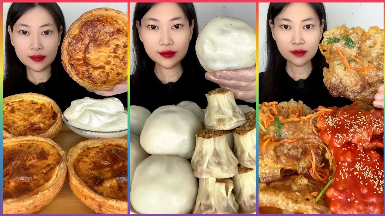 ASMR CHINESE FOOD MUKBANG EATING SHOW | 먹방 ASMR 중국먹방 (Fat Meat, Pork Fat, Pork Belly, 🍜Noodles)