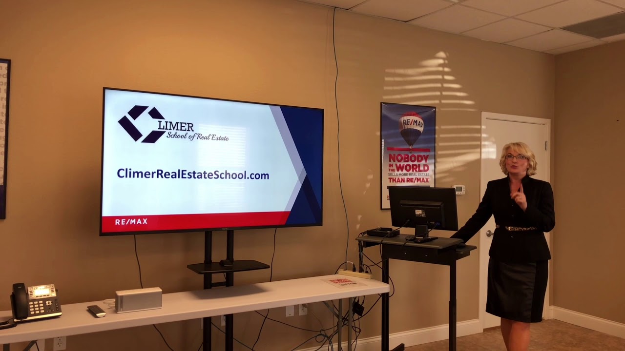 Climer School of Real Estate November 26th Mount Dora Real Estate Class
