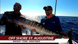 Fishing St Augustine - Wahoo, Tuna, Mahi