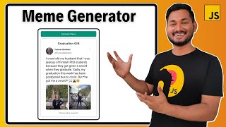 Meme API Project in JavaScript | Project for Beginners | JavaScript Projects