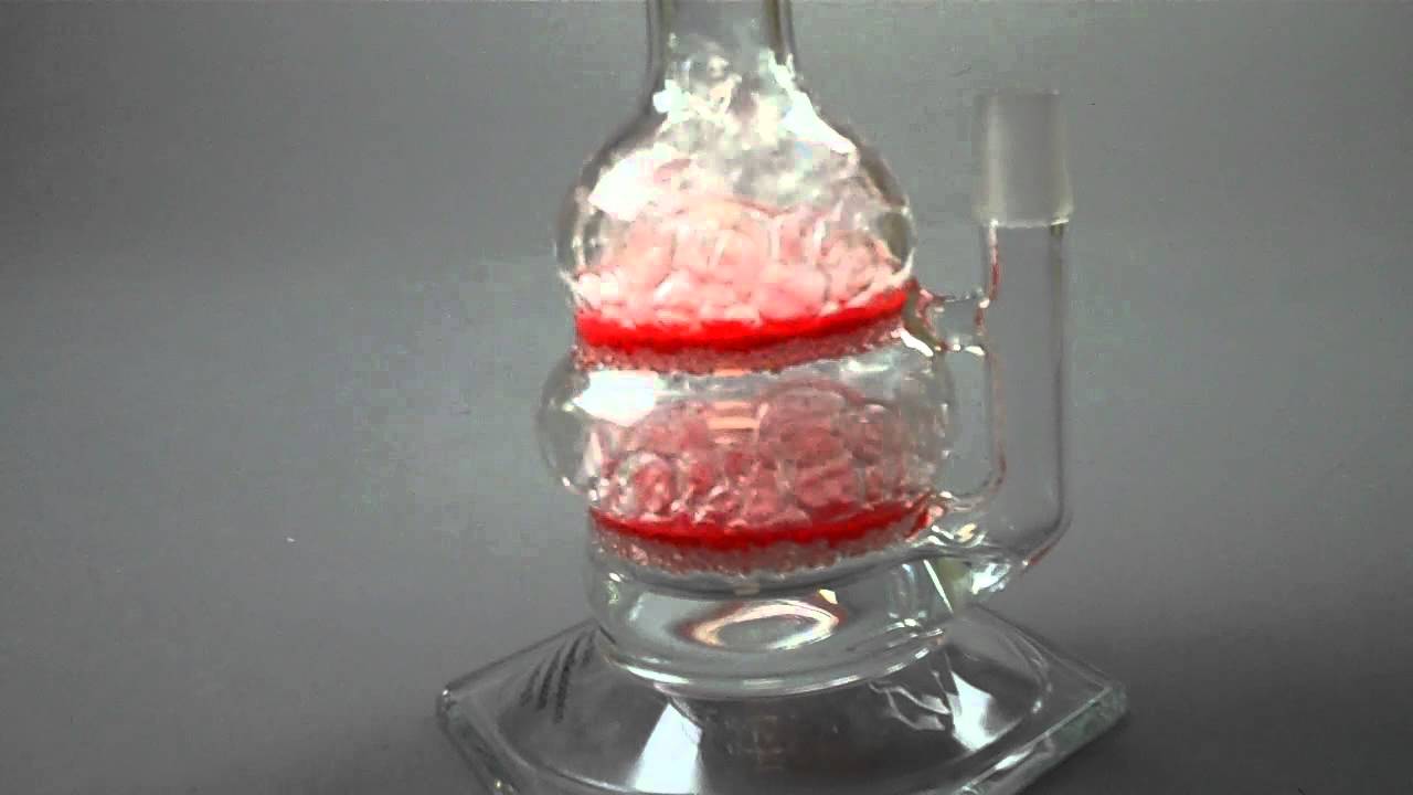 Double Frit Disc Rooster Apparatus Rig by Dave Goldstein Water Test
