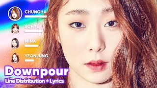 I.O.I - DOWNPOUR (소나기) (Line Distribution + Lyrics Karaoke) PATREON REQUESTED