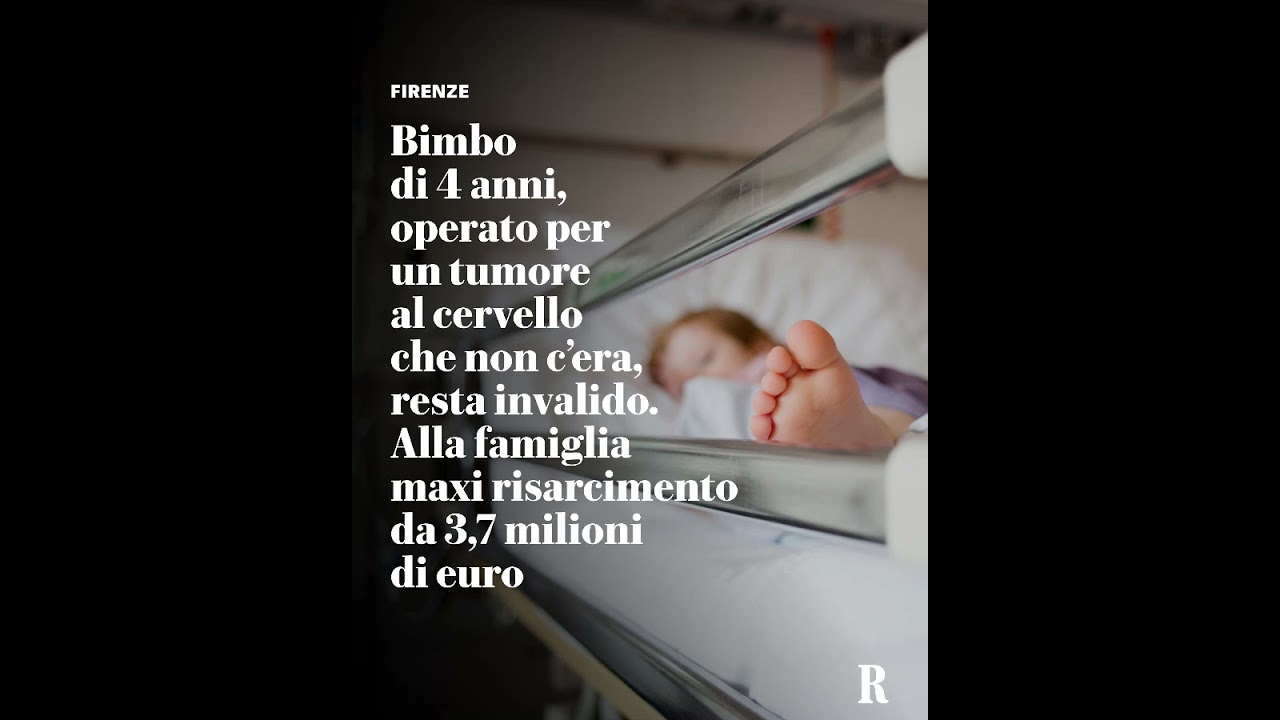 Bimbo di 4 anni operato per un tumore che non c'era rimane invalido