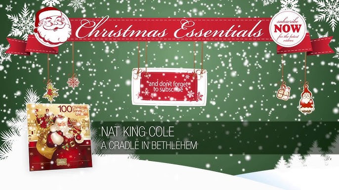 Buon Natale Youtube Nat King Cole.Nat King Cole A Cradle In Bethlehem 1960 Christmas Essentials Youtube