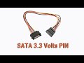 Для чего нужен пятый (оранжевый) провод в разъёме питания SATA 3.3V!?